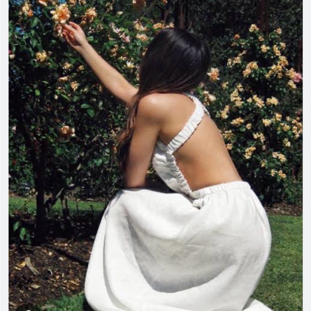 SIR the label Women’s White Alena Cross Over Maxi Dress. Sz 0 - Picture 10 of 11